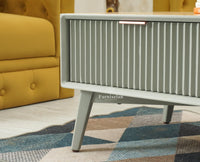 Bengaluru Solid Wood Coffee Table One Drawer Furniselan Cool Grey