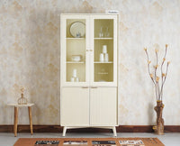 Bengaluru Solid Wood Crockery Cabinet four Doors - Tv Cabinet - Furniselan