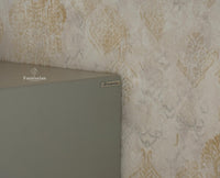 Bengaluru Solid Wood Crockery Cabinet four Doors Furniselan Cool Grey