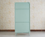 Bengaluru Solid Wood Crockery Cabinet four Doors Furniselan Silt-Green