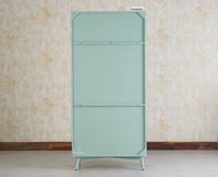 Bengaluru Solid Wood Crockery Cabinet four Doors Furniselan Silt-Green