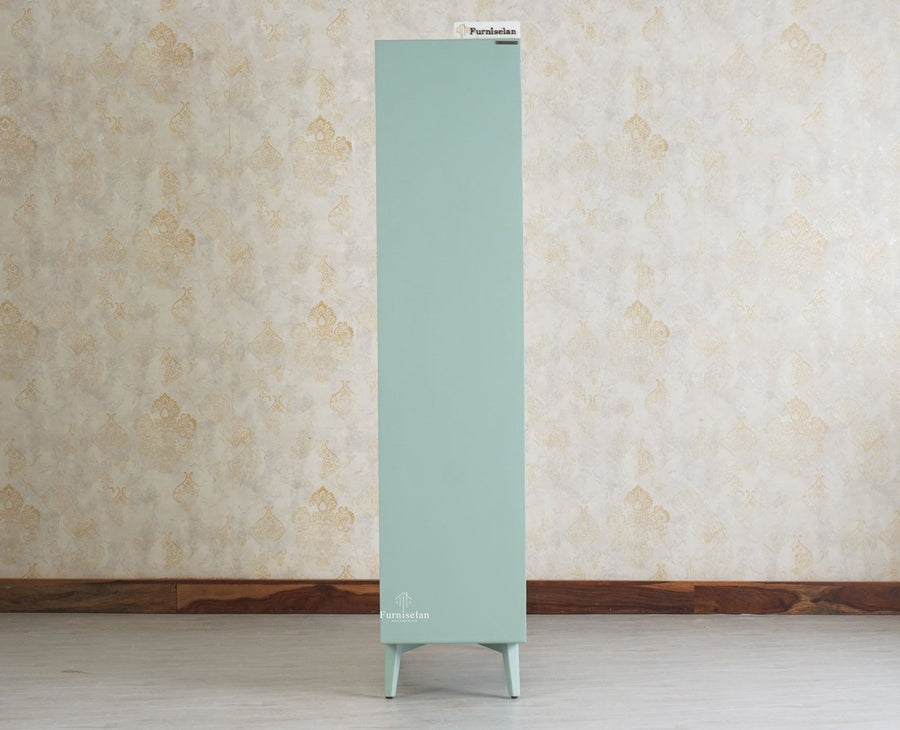 Bengaluru Solid Wood Crockery Cabinet four Doors Furniselan Silt-Green