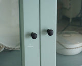 Bengaluru Solid Wood Crockery Cabinet four Doors Furniselan Silt-Green