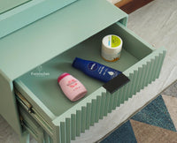 Bengaluru Solid Wood Dressing Table Furniselan Silt Green