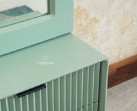 Bengaluru Solid Wood Dressing Table Furniselan Silt Green
