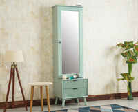 Bengaluru Solid Wood Dressing Table Furniselan Silt Green