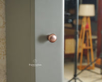 Bengaluru Solid Wood Dressing Table Furniselan Cool Grey