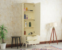 Bengaluru Solid Wood Dressing Table Furniselan Frosty White