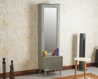 Bengaluru Solid Wood Dressing Table Furniselan Cool Grey