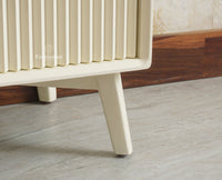 Bengaluru Solid Wood Dressing Table Furniselan Frosty White