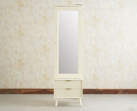Bengaluru Solid Wood Dressing Table Furniselan Frosty White