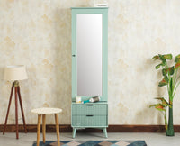 Bengaluru Solid Wood Dressing Table Furniselan Silt Green