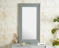 Bengaluru Solid Wood Frame with Mirror Furniselan Cool Grey