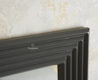 Bengaluru Solid Wood Frame with Mirror Furniselan Slate Grey