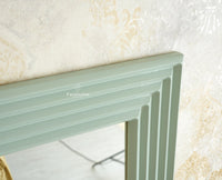 Bengaluru Solid Wood Frame with Mirror Furniselan Silt Green