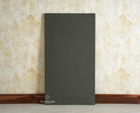 Bengaluru Solid Wood Frame with Mirror Furniselan Slate Grey