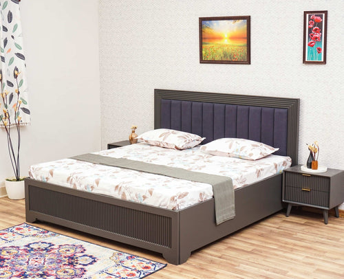 Bengaluru Solid Wood King Size Bed in Storage Box