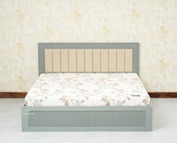 Bengaluru Solid Wood King Size Bed in Storage Box - Furniselan Cool Grey