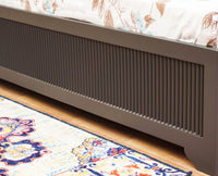 Bengaluru Solid Wood Queen Size Bed in Storage Box - Furniselan Slate-Grey