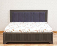 Bengaluru Solid Wood Queen Size Bed in Storage Box - Furniselan Slate-Grey