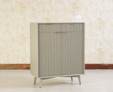 Bengaluru Solid Wood Shoe Rack Cabinet - Sideboard - Furniselan Cool-Grey