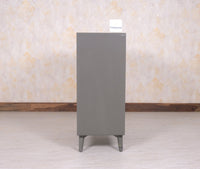 Bengaluru Solid Wood Shoe Rack Cabinet Two Doors and Drawers - Sideboard - Furniselan - Slate-Grey