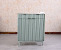 Bengaluru Solid Wood Shoe Rack Cabinet Two Doors and Drawers - Sideboard - Furniselan - Silt-Green
