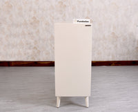 Bengaluru Solid Wood Shoe Rack Cabinet Two Doors and Drawers - Sideboard - Furniselan - Frosty White