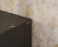 Bengaluru Solid Wood Shoe Rack Cabinet Two Doors and Drawers With Open Storage - Sideboard - Furniselan Slate Grey