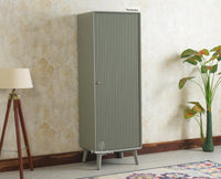 Bengaluru Solid Wood Single Door Wardrobe Cabinet for Kids Furniselan Cool Grey
