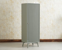 Bengaluru Solid Wood Single Door Wardrobe Cabinet for Kids Furniselan Cool Grey