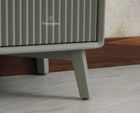 Bengaluru Solid Wood Single Door Wardrobe Cabinet for Kids Furniselan Cool Grey