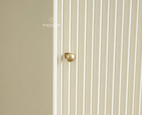 Bengaluru Solid Wood Single Door Wardrobe Cabinet for Kids Furniselan Frosty White