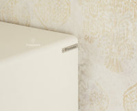 Bengaluru Solid Wood Single Door Wardrobe Cabinet for Kids Furniselan Frosty White