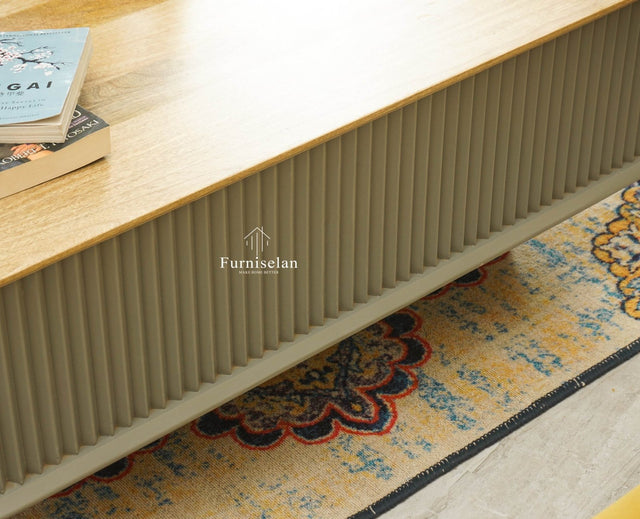 Bengaluru Solid Wood Square Coffee Table Furniselan Cool Grey