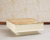 Bengaluru Solid Wood Square Coffee Table - Coffee Table - Furniselan