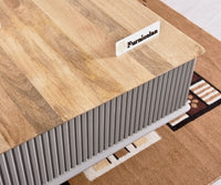 Bengaluru Solid Wood Square Coffee Table - Coffee Table - Furniselan - Cool-Grey