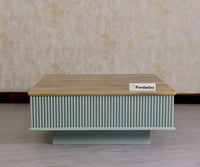 Bengaluru Solid Wood Square Coffee Table - Coffee Table - Furniselan - Silt-Green