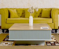 Bengaluru Solid Wood Square Coffee Table - Coffee Table - Furniselan - Silt-Green