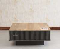 Bengaluru Solid Wood Square Coffee Table - Coffee Table - Furniselan - Slate-Grey