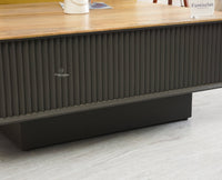 Bengaluru Solid Wood Square Coffee Table - Coffee Table - Furniselan - Slate-Grey