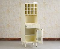 Bengaluru Solid Wood Tall Bar Cabinet - Bar Cabinet - Furniselan