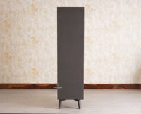 Bengaluru Solid Wood Tall Bar Cabinet - Bar Cabinet - Furniselan Slate-Grey