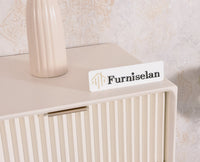 Bengaluru Solid Wood Tall Five Drawer Chest of Drawers - Sideboard - Furniselan - Frosty-White