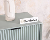 Bengaluru Solid Wood Tall Five Drawer Chest of Drawers - Sideboard - Furniselan - Silt-Green