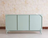 Bengaluru Solid Wood Three Door Sideboard Cabinet Furniselan-Silt-Green
