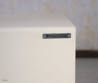 Bengaluru Solid Wood Three Drawer Chest of Drawer - Sideboard - Furniselan Frosty-White