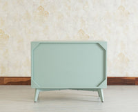 Bengaluru Solid Wood Three Drawer Chest of Drawer Furniselan Silt-Green
