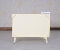 Bengaluru Solid Wood Three Drawer Chest of Drawer - Sideboard - Furniselan Frosty-White