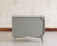 Bengaluru Solid Wood Three Drawer Chest of Drawer - Sideboard - Furniselan Cool-Grey